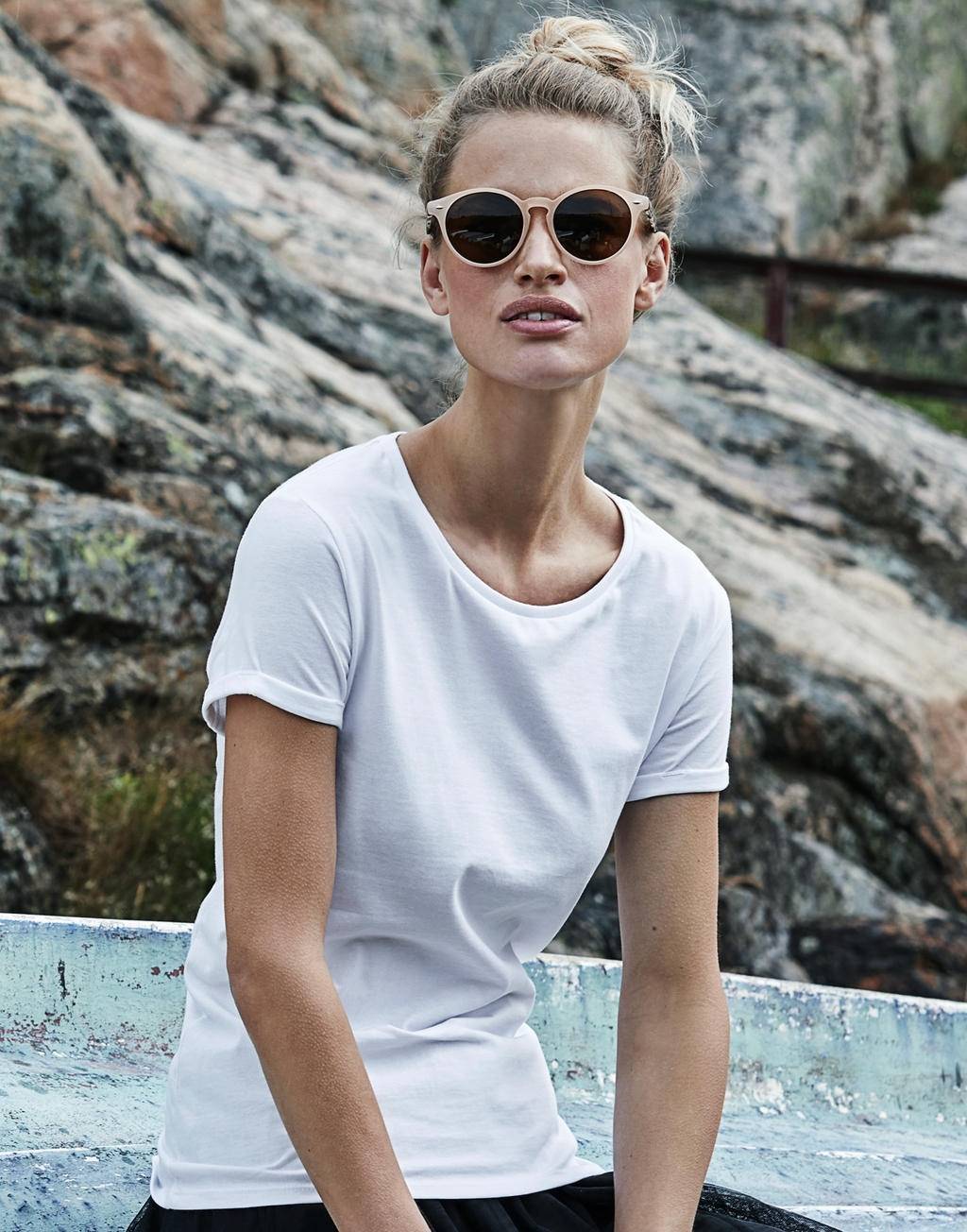 Damska koszulka t-shir Roll-Up Tee