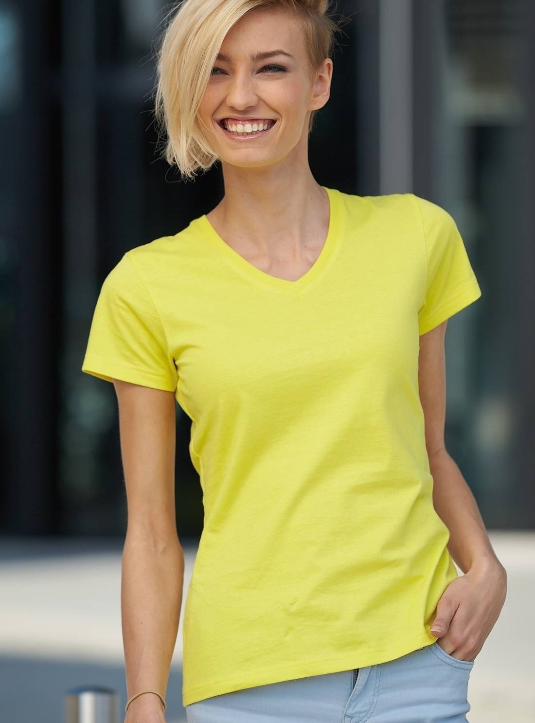 Damska koszulka V-T