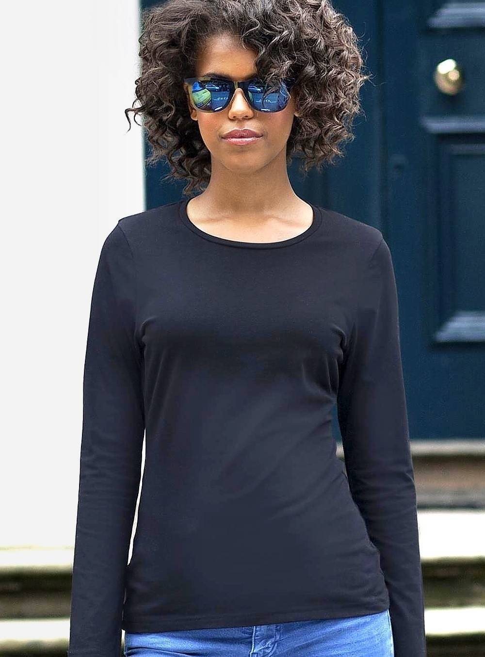 Damska koszulka z długim rękawem Feel Good