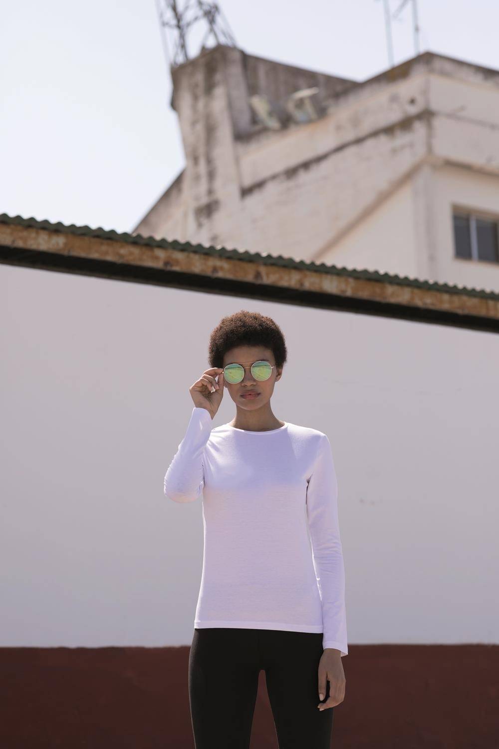 Damska koszulka z długim rękawem Feel Good