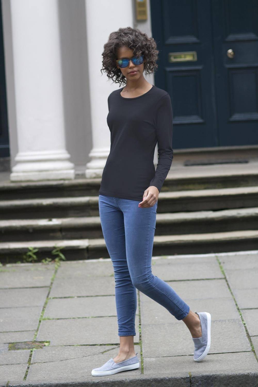 Damska koszulka z długim rękawem Feel Good