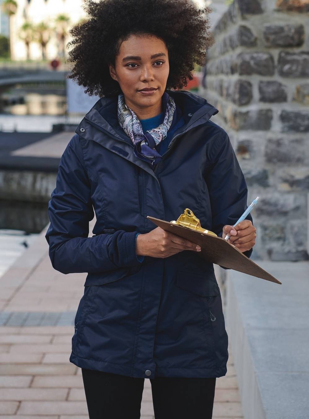 Damska kurtka Regatta z chowanym kapturem i klapą sztormową – 3 w 1