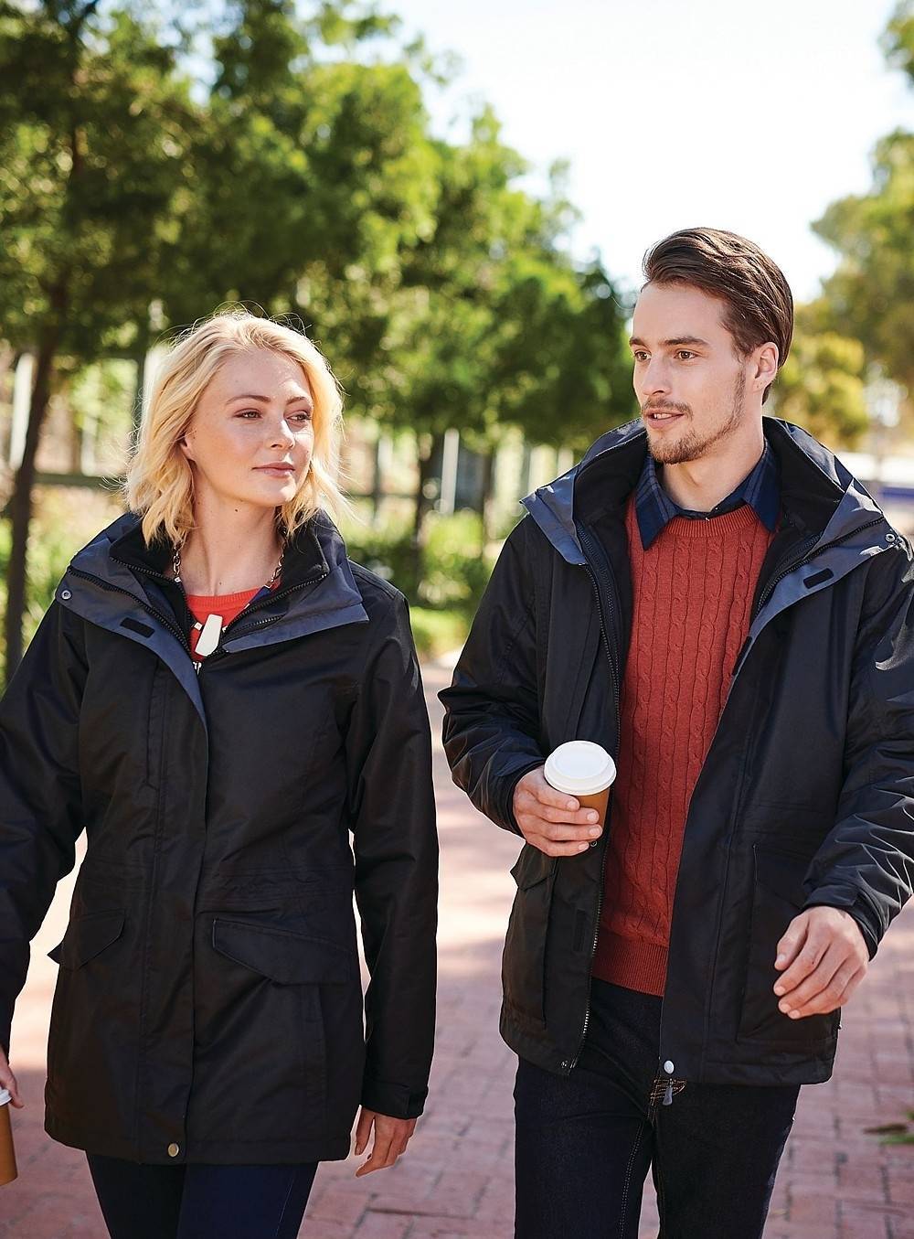 Damska kurtka Regatta z chowanym kapturem i klapą sztormową – 3 w 1