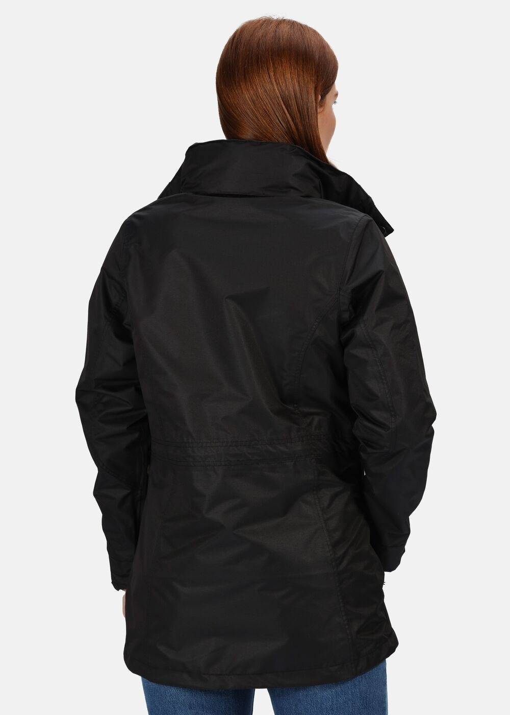 Damska kurtka Regatta z chowanym kapturem i klapą sztormową – 3 w 1