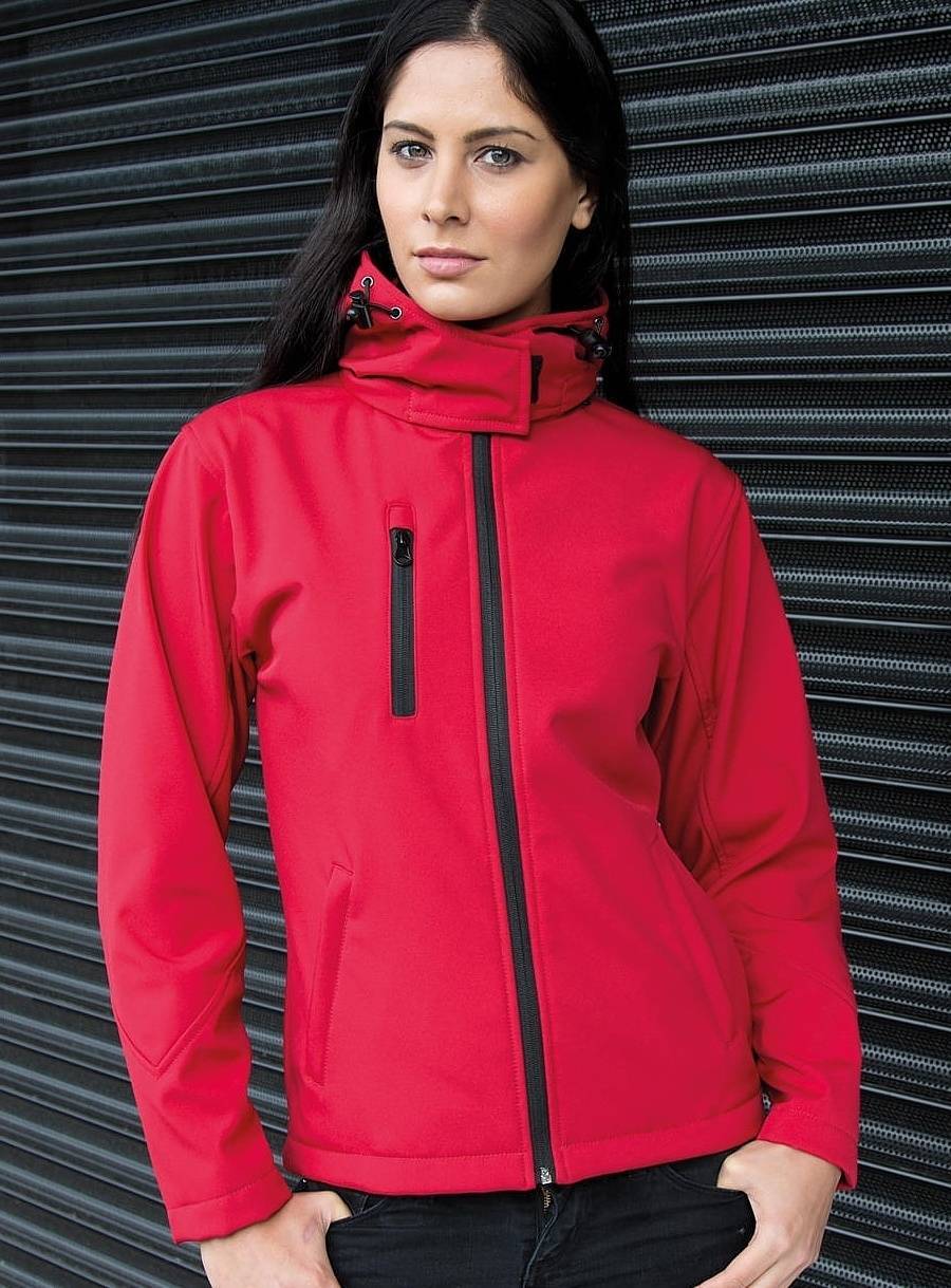 Damska kurtka softshell z kapturem TX Performance