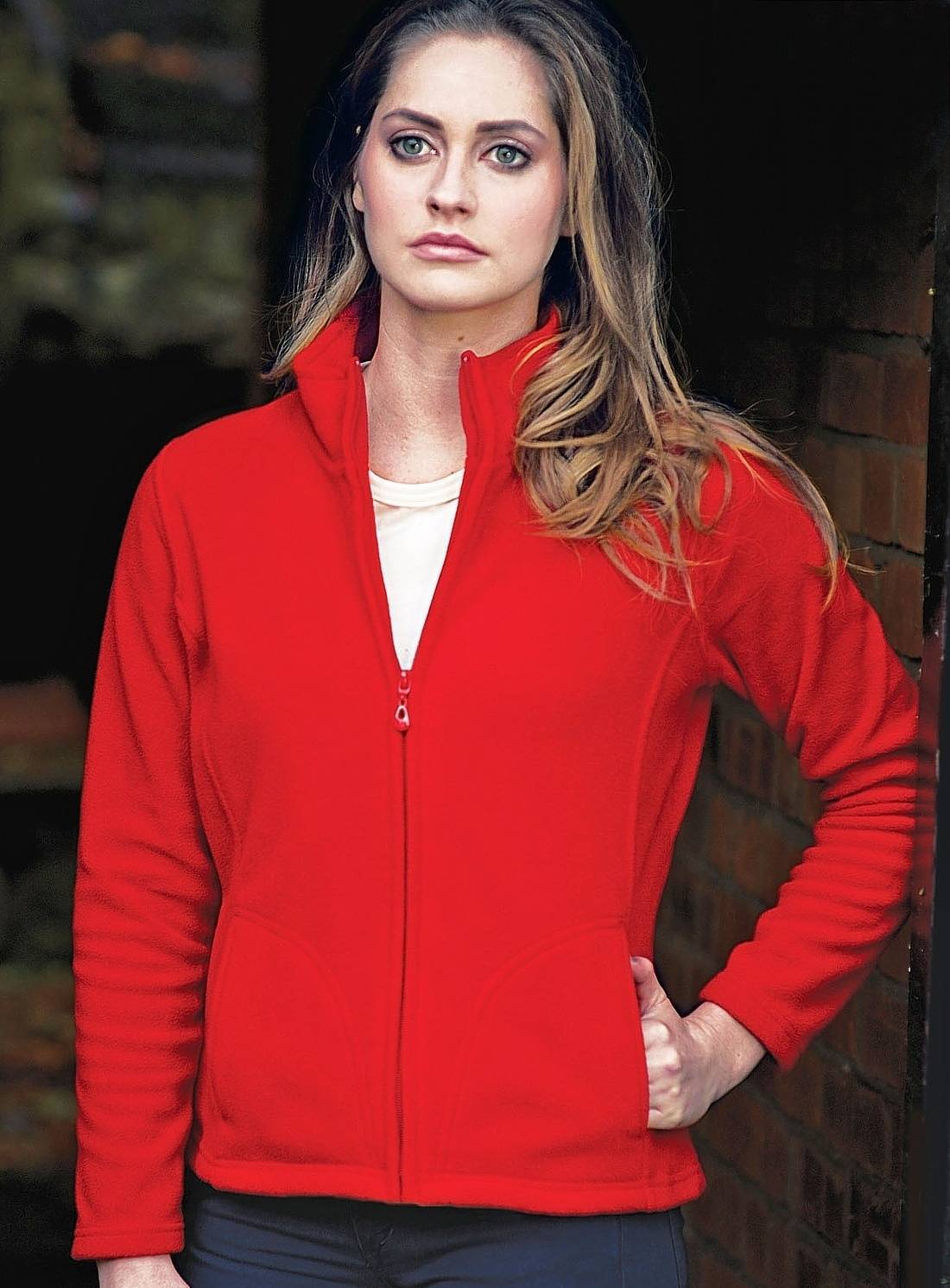 Damska, polarowa bluza rozpinana