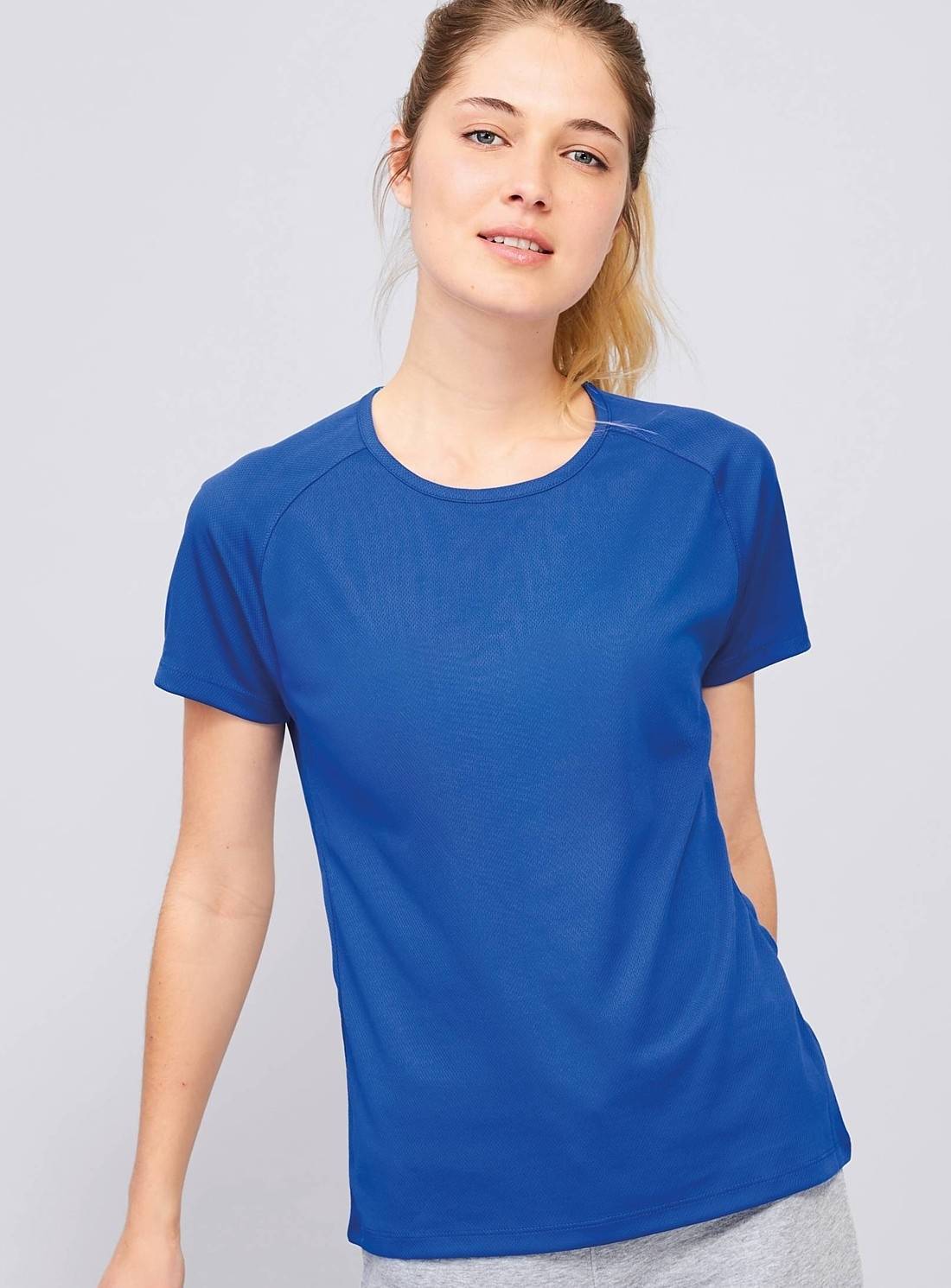 Damska sportowa koszulka Raglan Sleeves