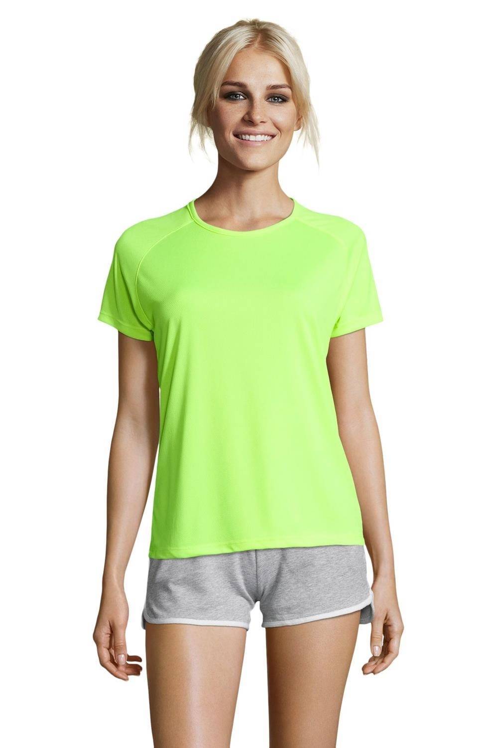 Damska sportowa koszulka Raglan Sleeves