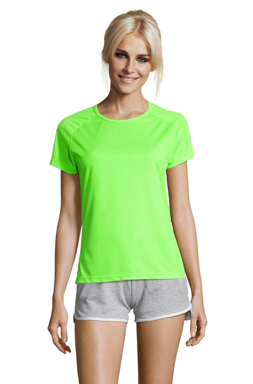 Damska sportowa koszulka Raglan Sleeves