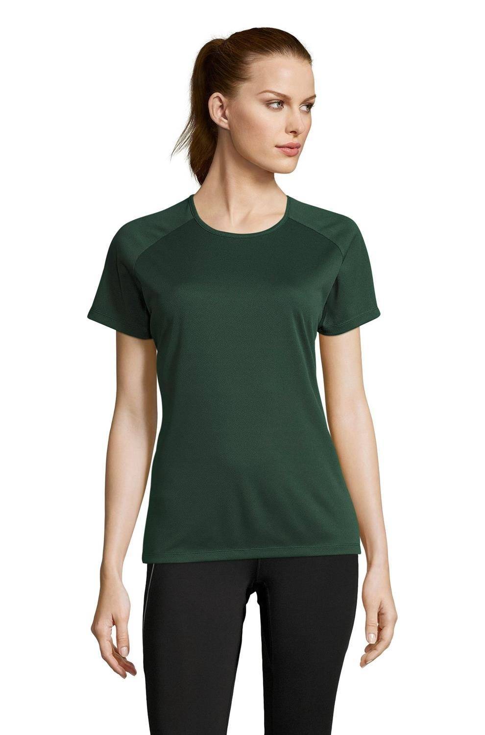 Damska sportowa koszulka Raglan Sleeves