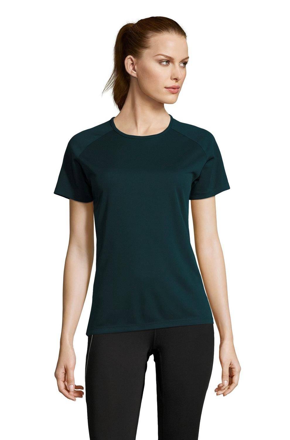 Damska sportowa koszulka Raglan Sleeves