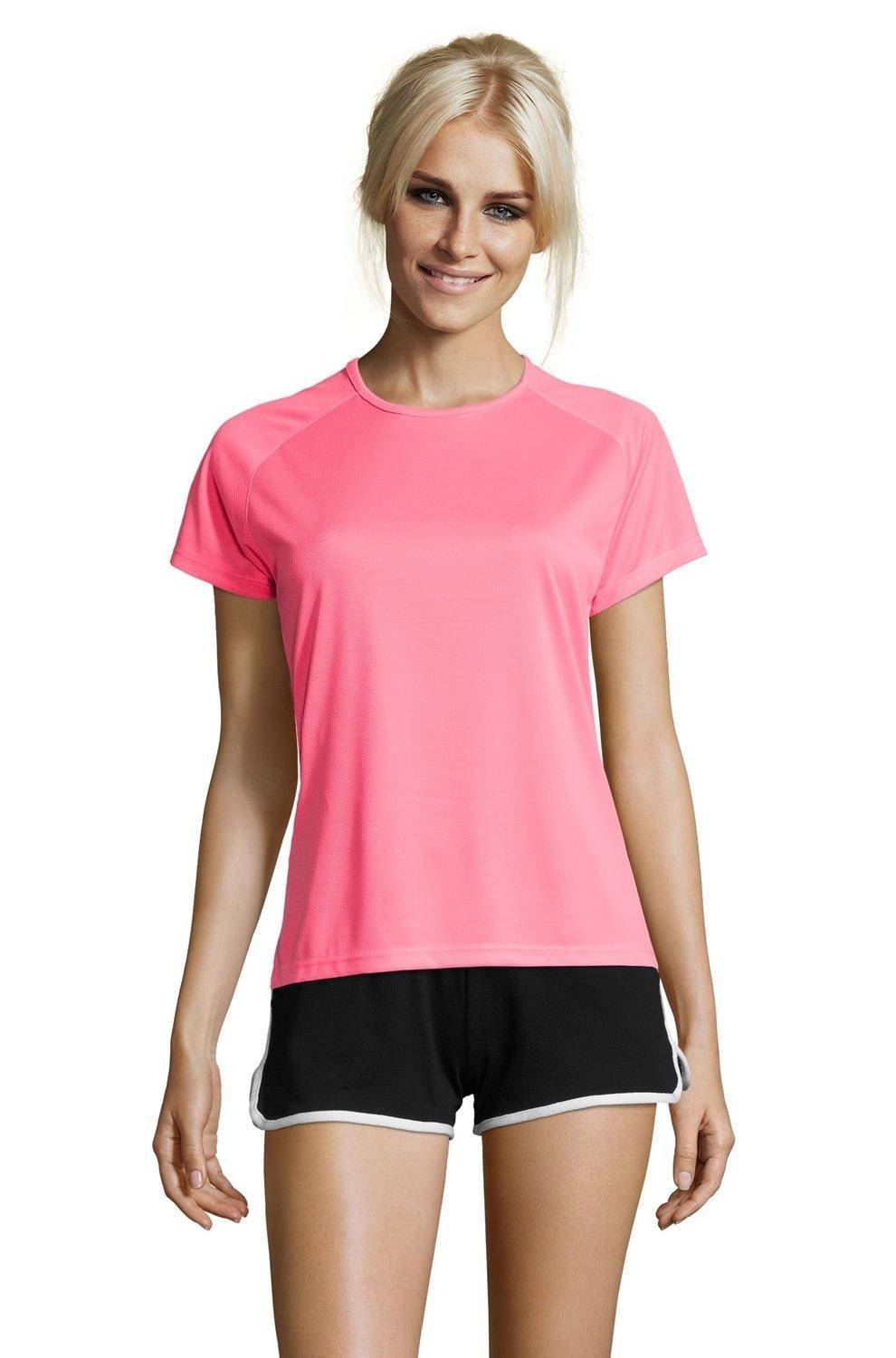 Damska sportowa koszulka Raglan Sleeves