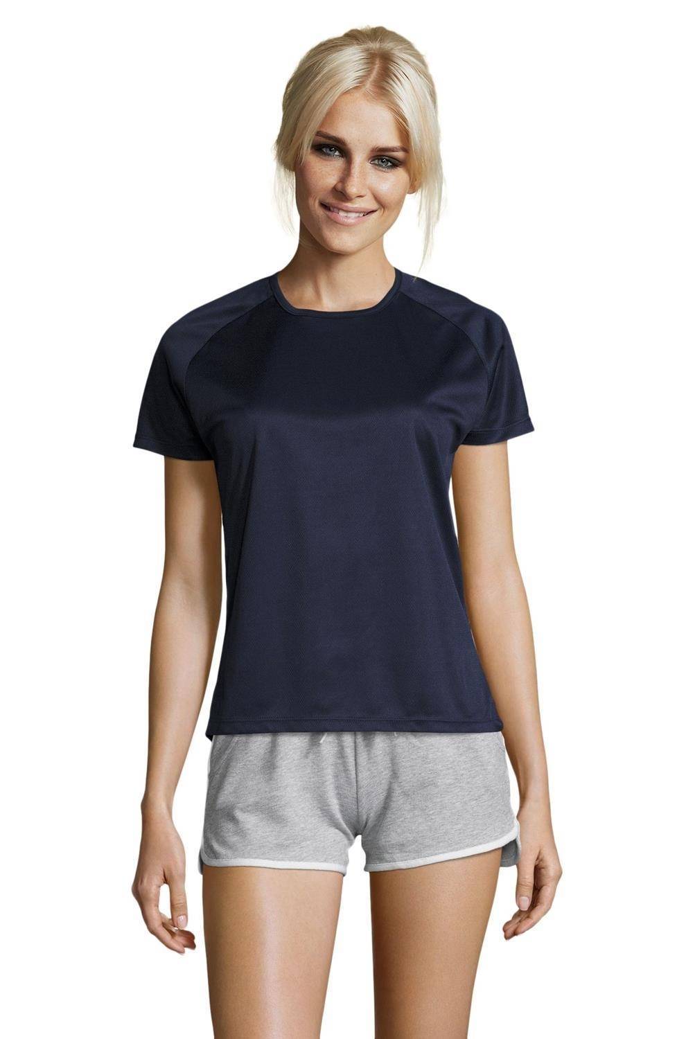 Damska sportowa koszulka Raglan Sleeves