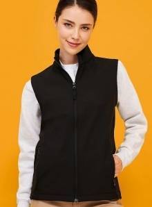 Damski bezrękawnik softshell z podszewką polarową