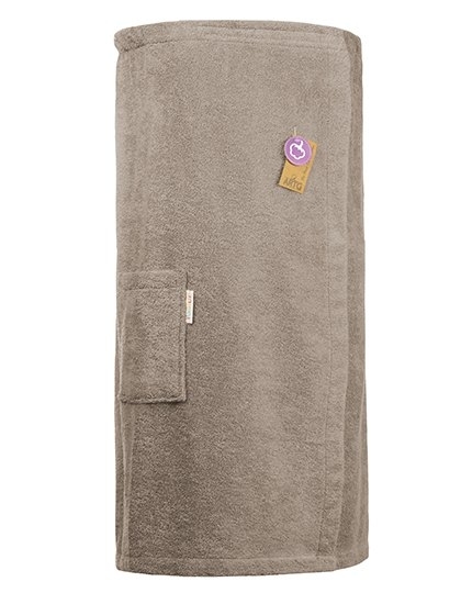 Damski ręcznik do sauny z kieszenią i regulacją zapięcia