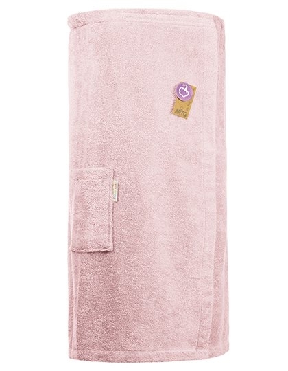 Damski ręcznik do sauny z kieszenią i regulacją zapięcia