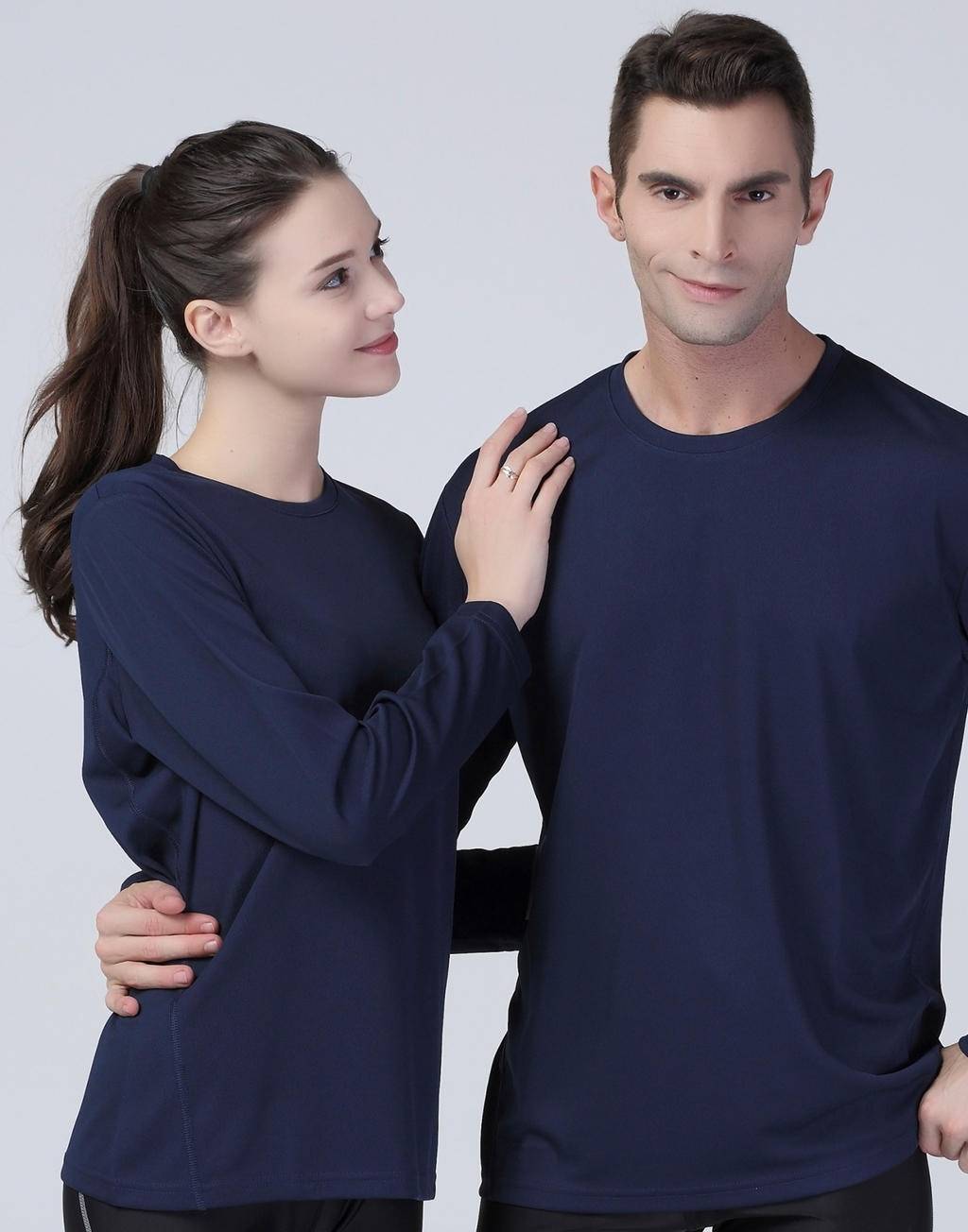 Damski sportowy t-shirt z długim rękawem Quick Dry