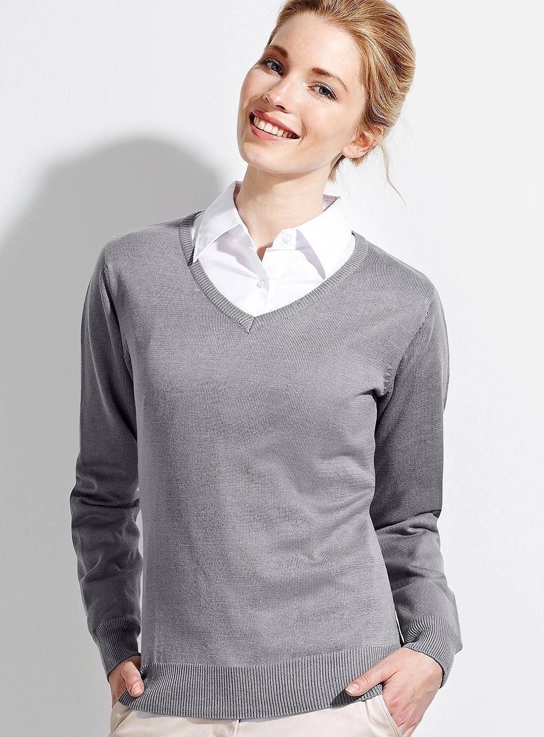 Damski sweter w szpic Galaxy