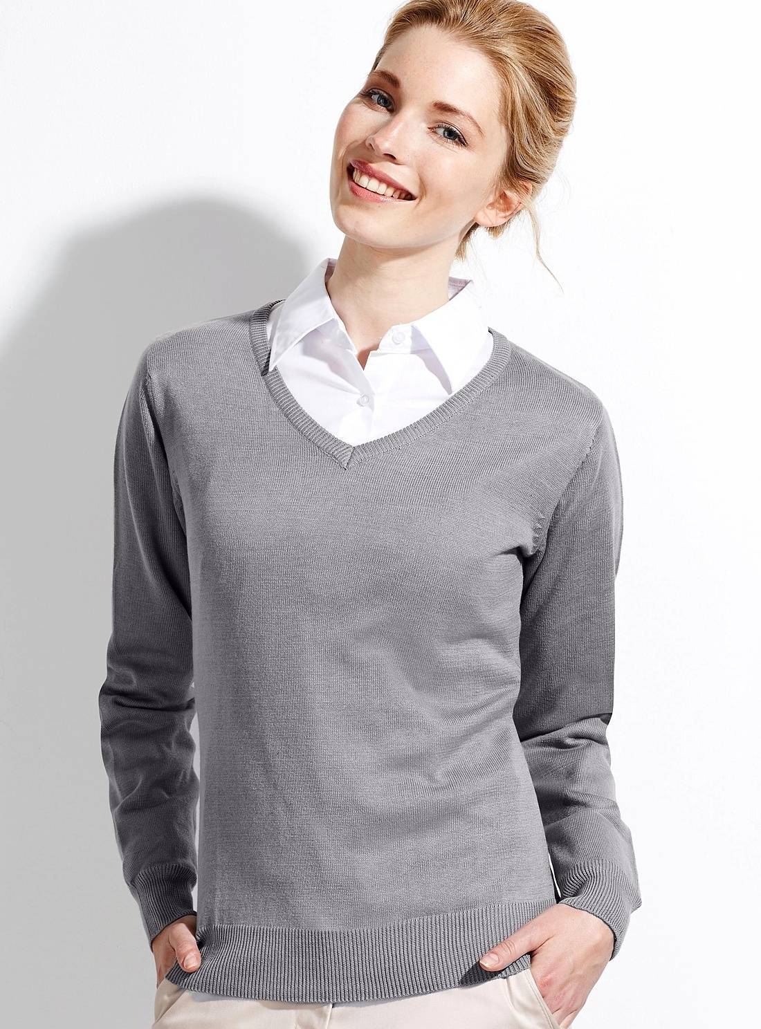 Damski sweter w szpic Galaxy