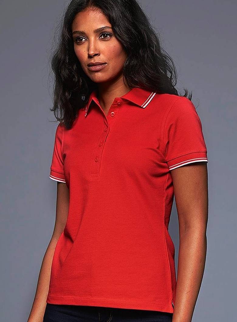 Damskie polo z krótkim rękawem