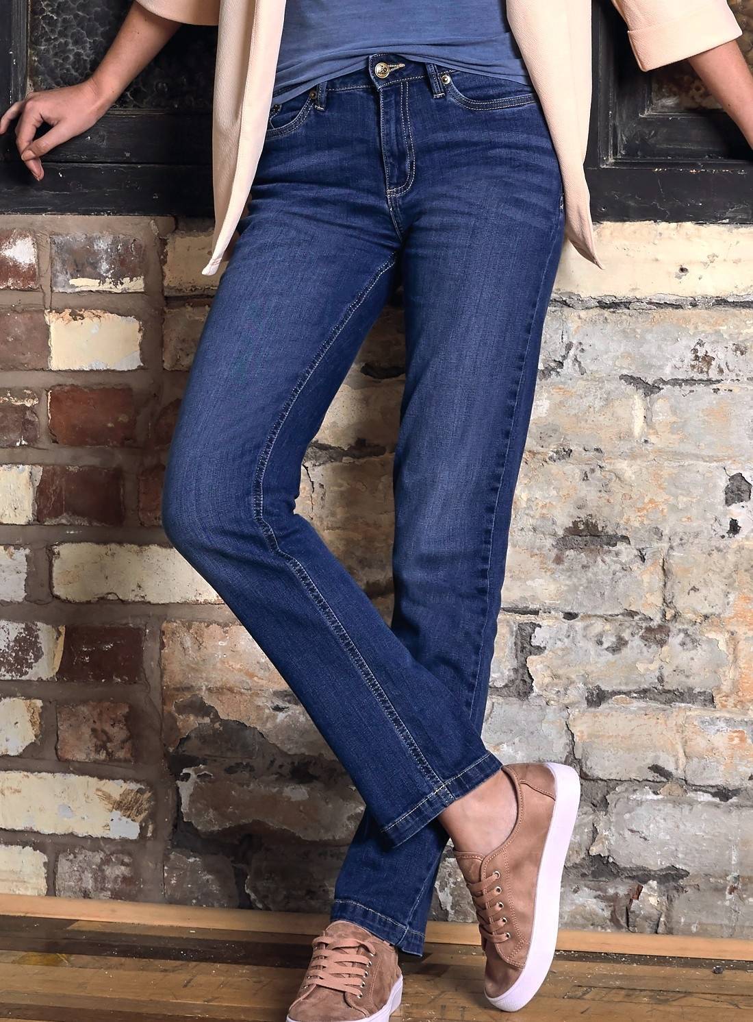 Damskie spodnie jeansowe Katy