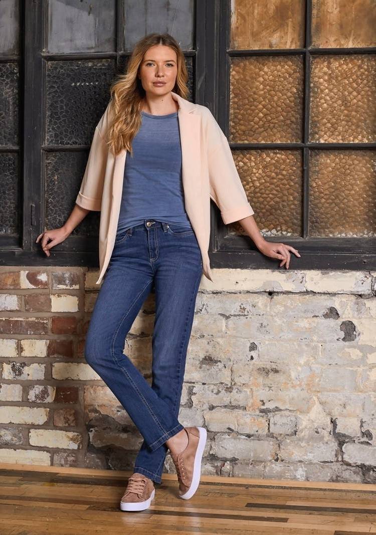 Damskie spodnie jeansowe Katy