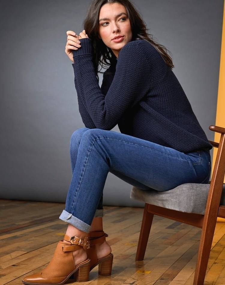 Damskie spodnie jeansowe Katy