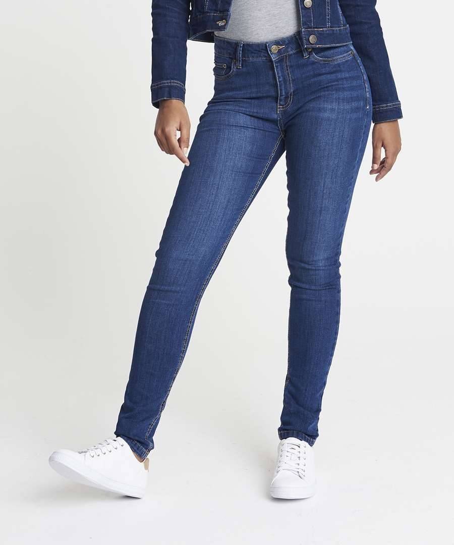 Damskie spodnie jeansowe Lara