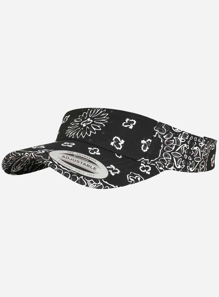 Daszek z dekoracyjnym wzorem graficznym, zapięcie na rzep