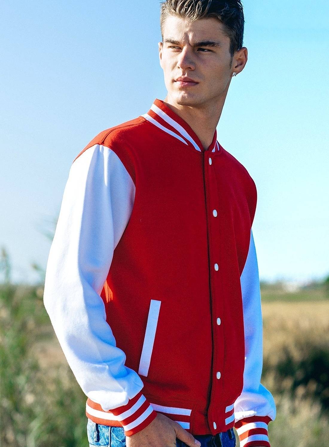 Dwukolorowa bluza męska Campus