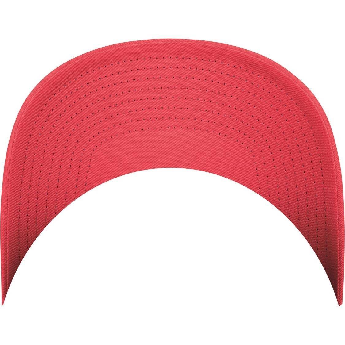 Dwukolorowa czapka z daszkiem zbudowana z pięciu paneli