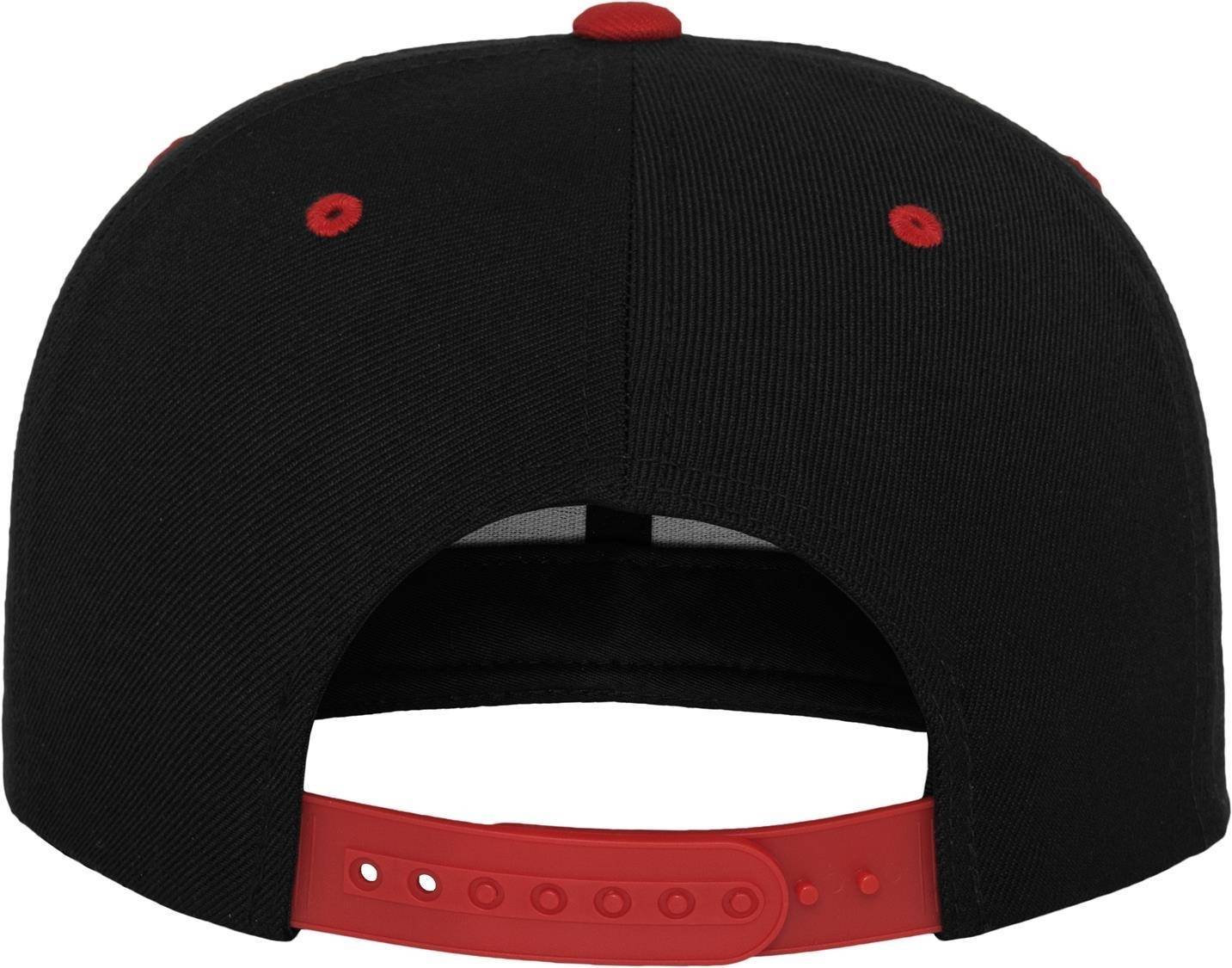 Dwukolorowa czapka z płaskim daszkiem Snapback