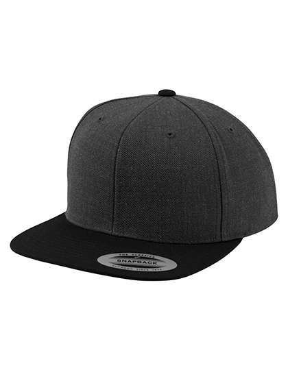 Dwukolorowa czapka z płaskim daszkiem Snapback