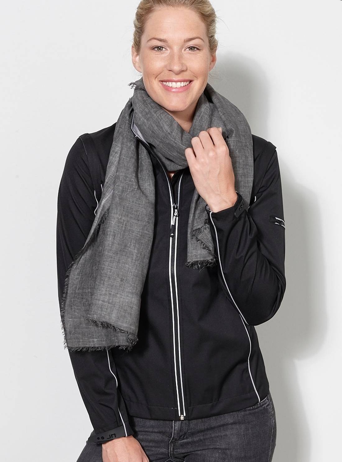 Dwukolorowa damska kurtka softshell Zip-Off