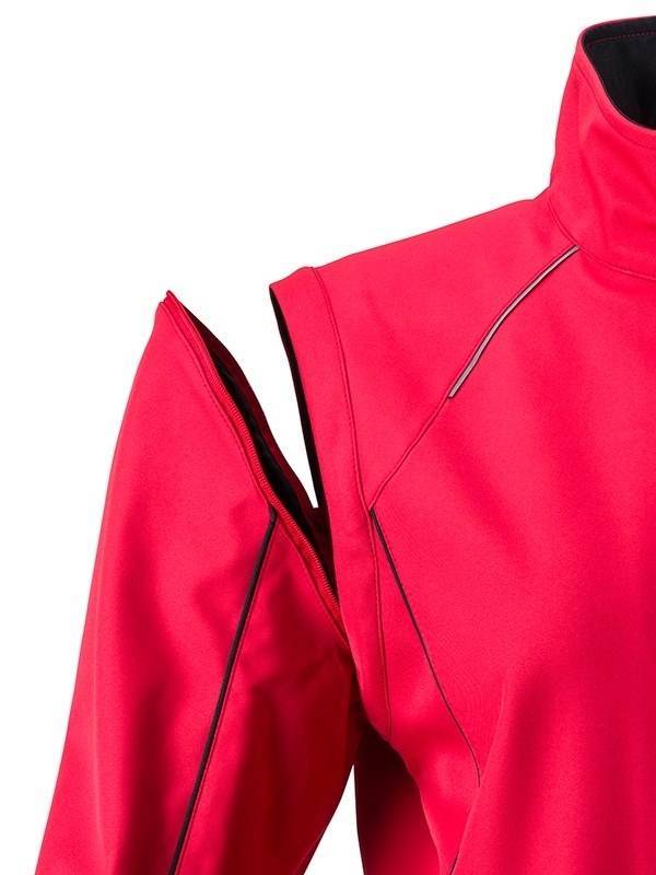 Dwukolorowa damska kurtka softshell Zip-Off