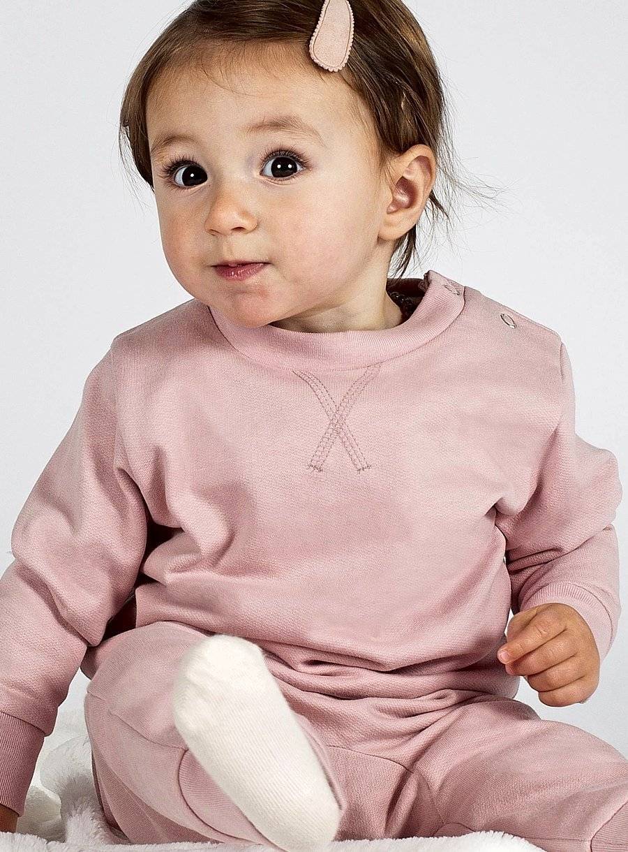 Dziecięca bluza z ozdobnym szwem na dekolcie