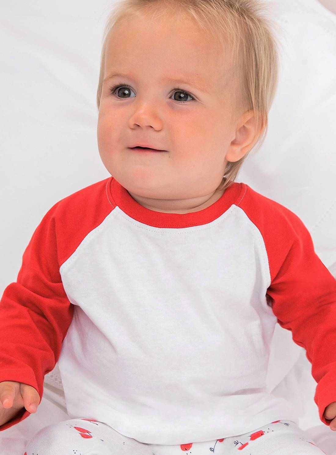 Dziecięca bluzka dwukolorowa Baseball