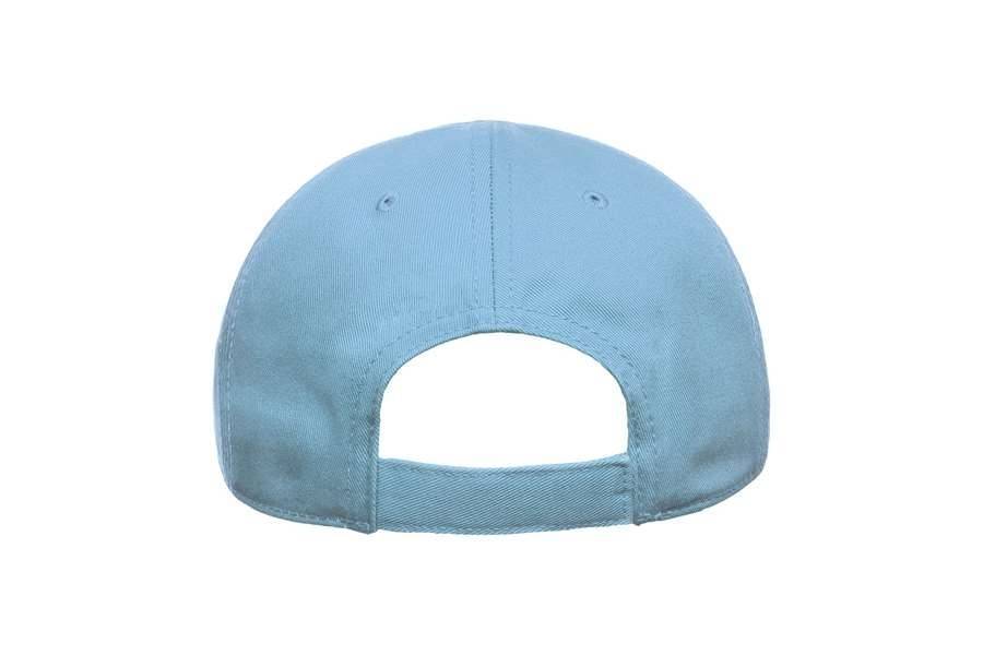 Dziecięca czapka z daszkiem uszyta z bawełny organicznej, regulowana rzepem