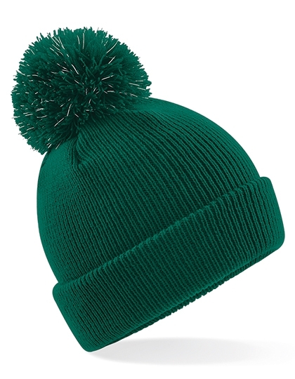 Dziecięca czapka zimowa dwuwarstwowa z dużym pomponem