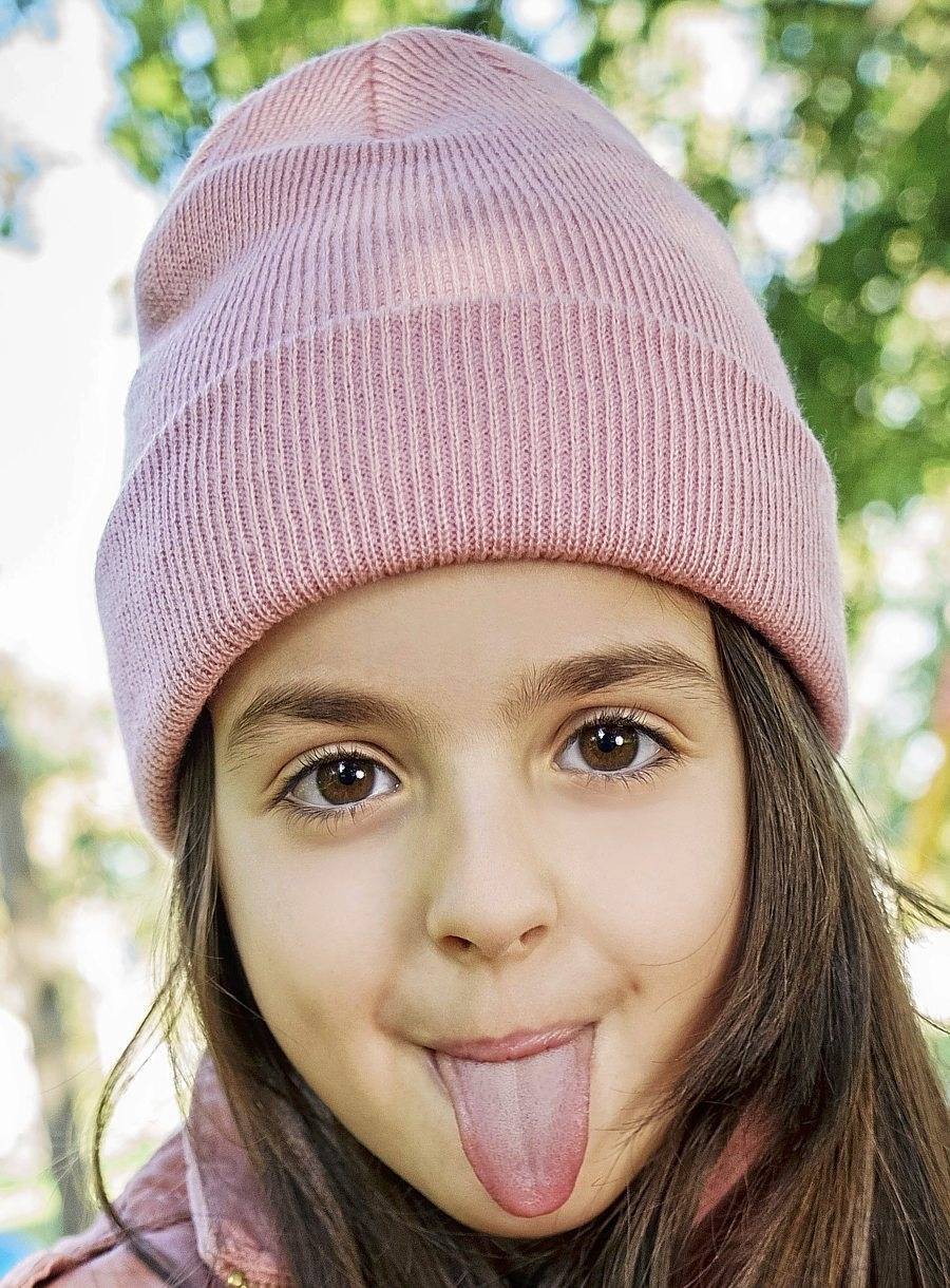 Dziecięca czapka zimowa, materiał pochodzący z recyklingu