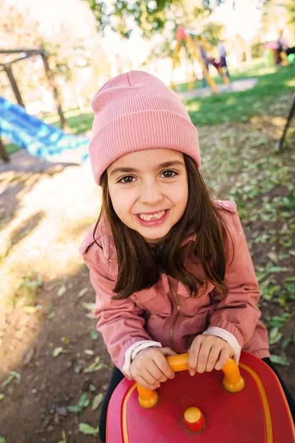 Dziecięca czapka zimowa, materiał pochodzący z recyklingu
