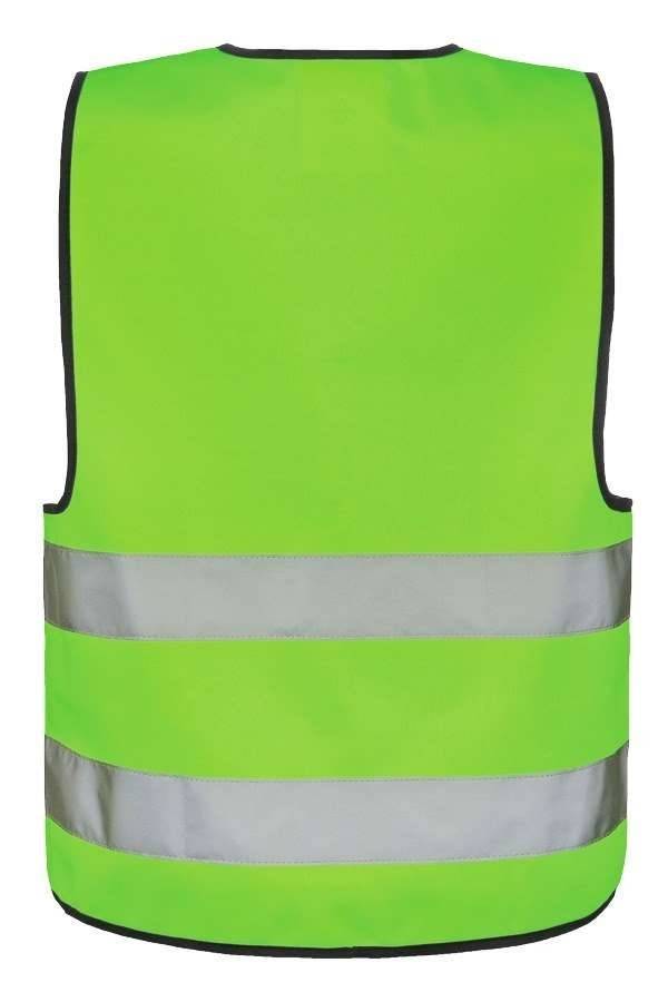 Dziecięca kamizelka odblaskowa z zamkiem błyskawicznym