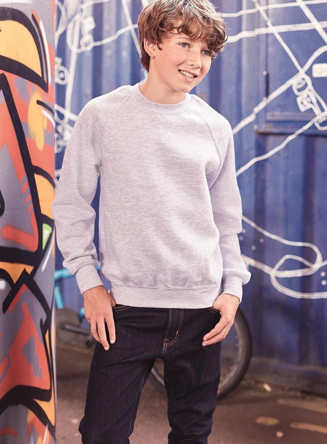 Dziecięca klasyczna bluza Kids Raglan