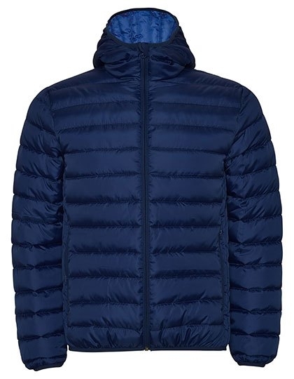 Dziecięca kurtka pikowana Roly z kapturem i kontrastową podszewką