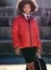 Dziecięca kurtka z kapturem z pikowaną warstwą zewnętrzną
