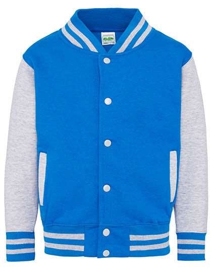Dziecięca rozpinana bluza College w stylu Baseball