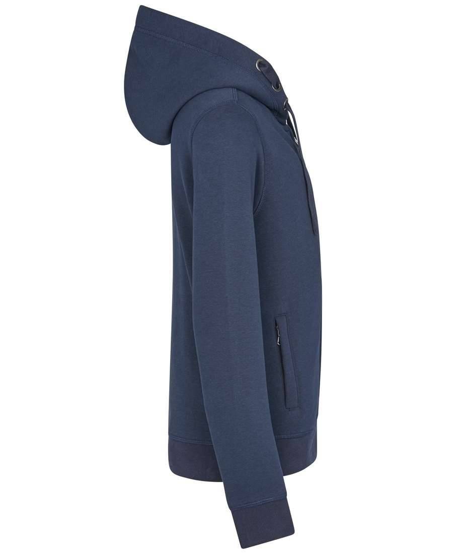 Dziecięca rozpinana bluza Premium z kapturem posiadającym szerokie troczki