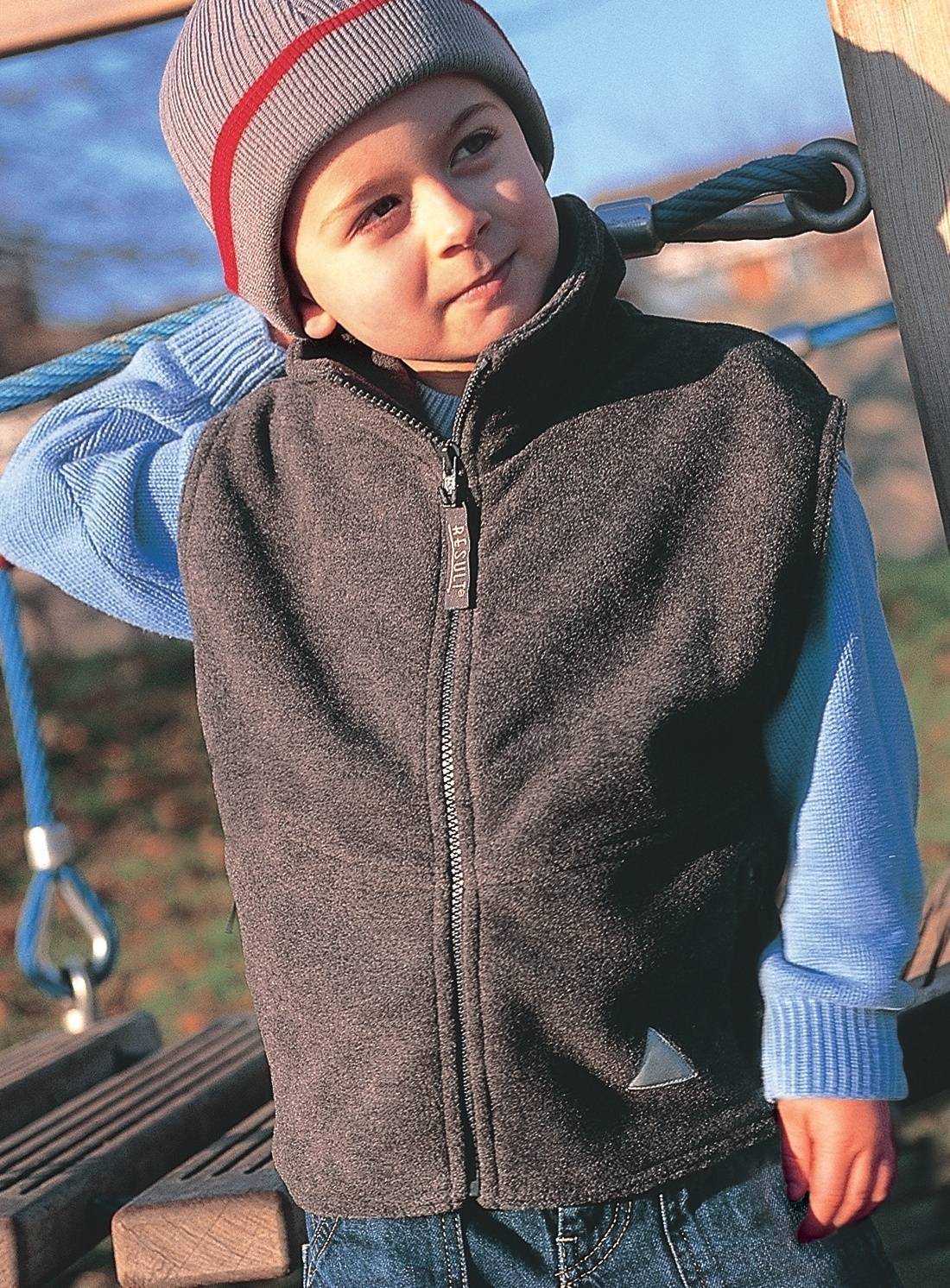 Dziecięcy bezrękawnik z polaru