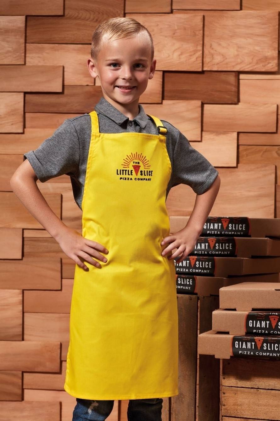 Dziecięcy fartuch kelnerski z regulowanym upięciem