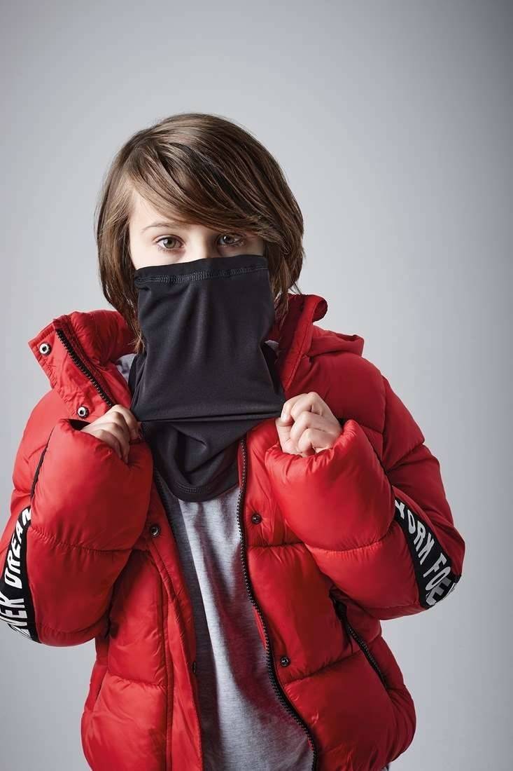 Dziecięcy ocieplający komin w technologii softshell